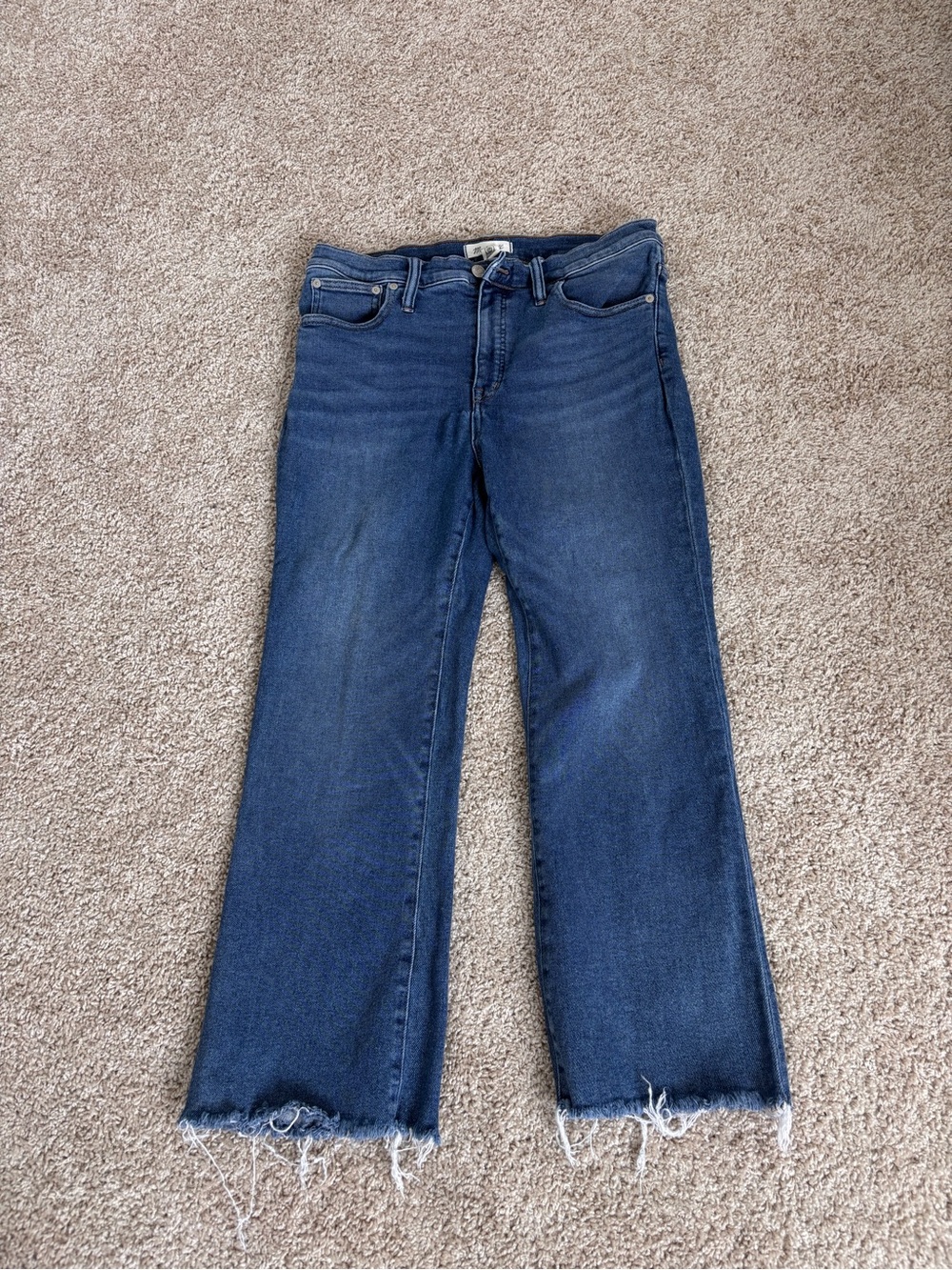 Madewell Cali Demi Crop High-Rise Jeans Sz 32 - Picture 4 of 7